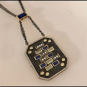 Freida Rothman s/s geometic 36" necklace !